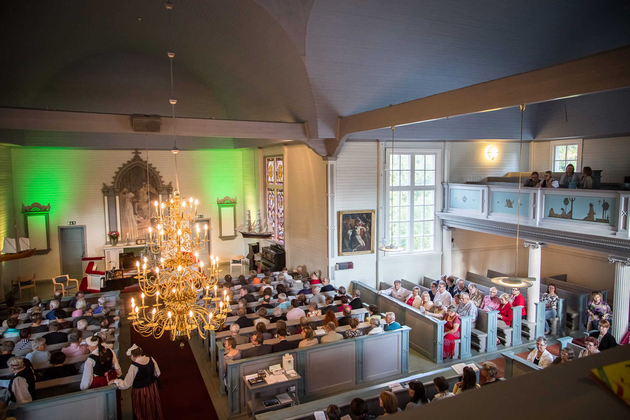 Virolahden kirkko parvelta